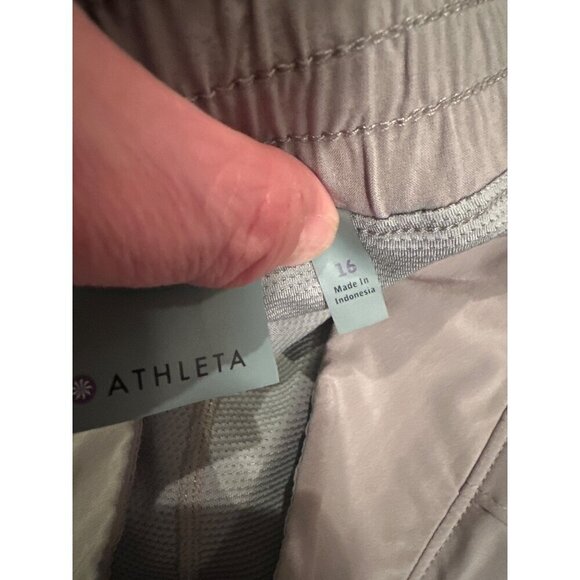 Athleta Womens Gray Skort With Built-In Shorts Size 16 - Picture 5 of 7